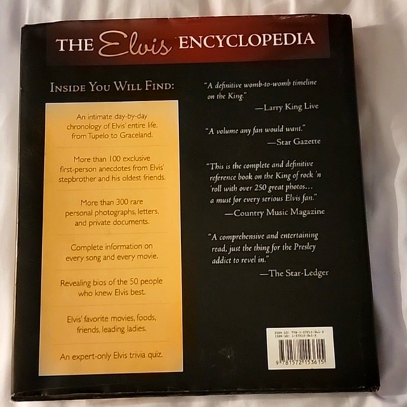 The Elvis Encyclopedia by David E. Stanley with Frank Coffey. 282 pages. - Picture 3 of 15